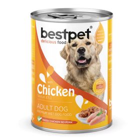 Bestpet Sos İçinde Parça Tavuk Etli 400 gr Yetişkin Köpek Konservesi