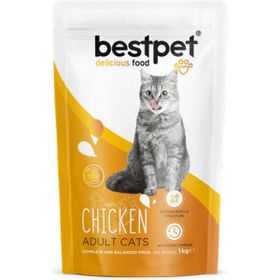 Bestpet Tavuk Etli Yetişkin 10x1 kg Kuru Kedi Mama