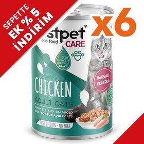 Bestpet Tavuk Parça Etli ve Soslu Yetişkin 6x400 gr Kedi Konservesi