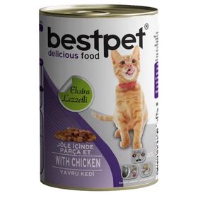 Bestpet Tavuklu 415 gr Yavru Kedi Konservesi
