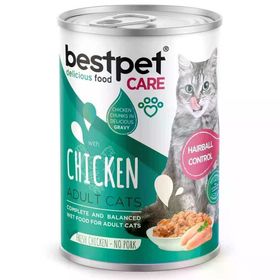 Bestpet Tavuklu Hairball 400 gr Kedi Konservesi
