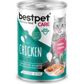 Bestpet Tavuklu Hairball 400 gr Kedi Konservesi