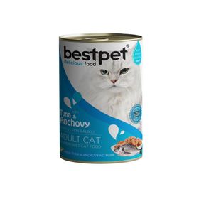 Bestpet Ton Balıklı ve Hamsili 400 gr Yetişkin Yaş Kedi Mama