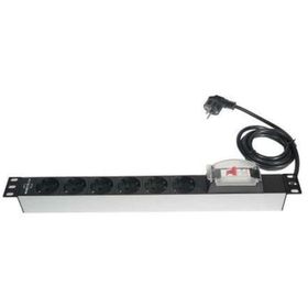 Bestrack Rack 2 m 6'lı Kabin Sigortalı Aliminyum Priz