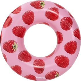 Bestway 119 cm Kırmızı Böğürtlen Desenli Simit