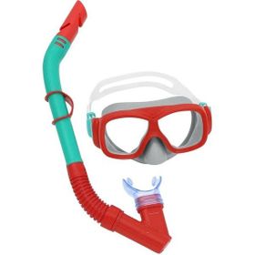 Bestway 24032 Kırmızı Vakumlu Maske ve Şnorkel