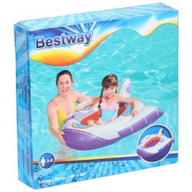 Bestway 34106 Mor Beyaz 104x99 cm Taşıt Figürlü Çocuk Botu