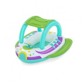 Bestway 34149 Space Splash 1.07 x 1.12 m Gölgelikli Bebek Teknesi Botu
