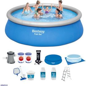 Bestway 457 x 122 cm BW522 Büyük Şişme Havuz Seti