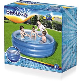 Bestway 51043 3 Halkalı Metalik Şişme Aile Havuzu