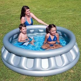 Bestway 51080 152x43 CM Uzay Gemisi Metalik Şişme Havuz