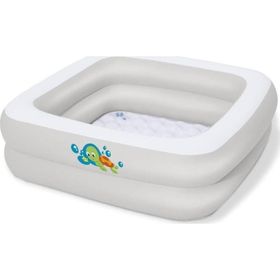 Bestway 51116 86 x 25 CM Kare Beyaz Bebek Havuzu