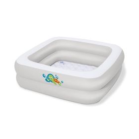 Bestway 51116 86 x 25 CM Kare Beyaz Bebek Havuzu
