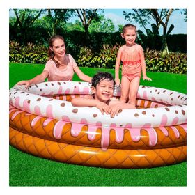 Bestway 51144 3 Boğum Dondurma Temalı Şişme Çocuk Havuzu