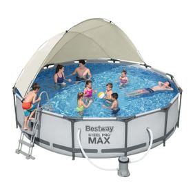 Bestway 56416 BW607 366x76 cm Gölgelikli Prefabrik Havuz Seti