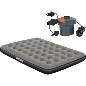 Bestway 671GZ El Pompası + Yastık ve 2 Kişilik Şişme Yatak