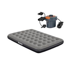 Bestway 671GZ El Pompası + Yastık ve 2 Kişilik Şişme Yatak
