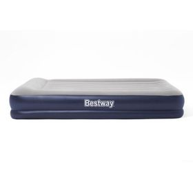 Bestway 67725 203x152 cm Gri 2 Kişilik Pompalı Şişme Yatak