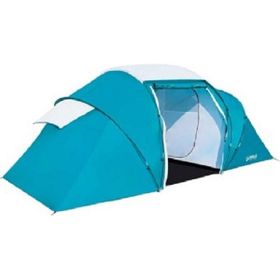 Bestway 68093 Pavillo 4 Kişilik Çift Bölmeli 460x230x185x95 cm Family Mavi Kamp Çadırı