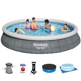 Bestway BW 516 Büyük 457x84 cm Şişme Havuz Seti