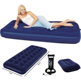 Bestway BW121 Tek Kişilik Şişme Yatak+Yastık+El Pompa
