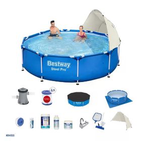 Bestway BW555 56677 305x76 cm Gölgelikli Prefabrik Havuz Seti
