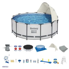 Bestway BW563 5612X 427x122 cm Gölgelikli Prefabrik Havuz Seti