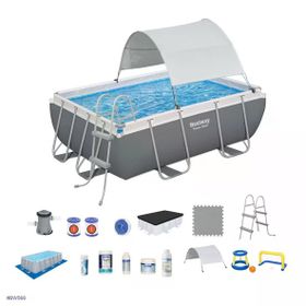 Bestway Bw568 56629 282X196x84 cm Gölgelikli Prefabrik Havuz