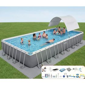 Bestway BW580 56623 956x488x132 cm Gölgelikli Prefabrik Havuz Seti