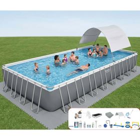 Bestway BW580 56623 956x488x132 cm Gölgelikli Prefabrik Havuz Seti