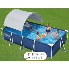 Bestway BW591 400x211x81 cm Steel Pro Prefabrik Gölgelikli Havuz
