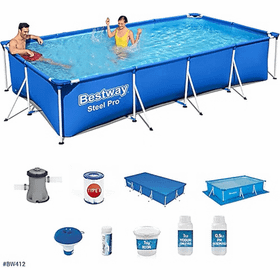 Bestway Prefabrik 400 x 201 x 81 cm BW413 Havuz Seti