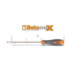 Beta 1270BA 8x200 mm Kıvılcım Çıkarmaz Düz Tornavida
