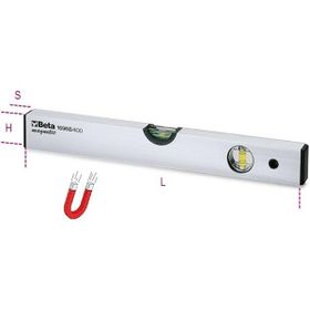 Beta 1696B 400 mm Manyetik Su Terazisi