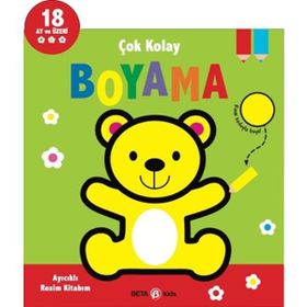 Beta Kids Çok Kolay Boyama Ayıcıklı Resim Kitabım