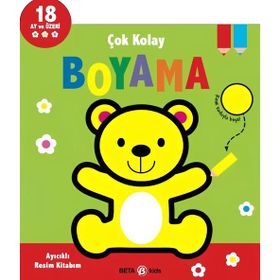 Beta Kids Çok Kolay Boyama Ayıcıklı Resim Kitabım