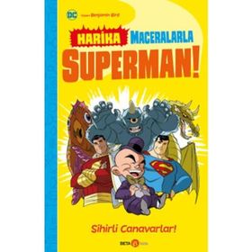 Beta Kids DC Harika Maceralarla Superman Sihirli Canavarlar Kitabı