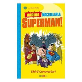 Beta Kids DC Harika Maceralarla Superman Sihirli Canavarlar Kitabı