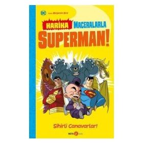 Beta Kids DC Harika Maceralarla Superman Sihirli Canavarlar Kitabı