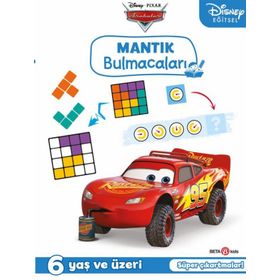 Beta Kids Disney Eğitsel Arabalar Çıkartmalı Mantık Bulmacaları