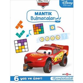 Beta Kids Disney Eğitsel Arabalar Çıkartmalı Mantık Bulmacaları