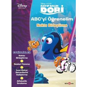 Beta Kids Disney Eğitsel Dori ABC’yi Öğrenelim Nokta Birleştirme Kitabı
