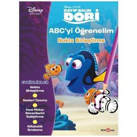 Beta Kids Disney Eğitsel Dori ABC’yi Öğrenelim Nokta Birleştirme Kitabı