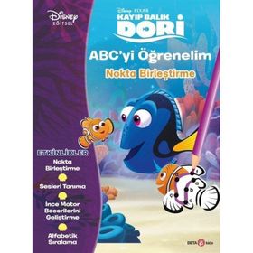 Beta Kids Disney Eğitsel Dori ABC’yi Öğrenelim Nokta Birleştirme Kitabı