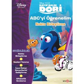 Beta Kids Disney Eğitsel Dori ABC’yi Öğrenelim Nokta Birleştirme Kitabı