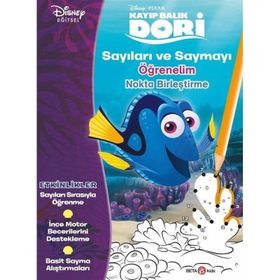 Beta Kids Disney Eğitsel Dori Sayıları ve Saymayı Öğrenelim Kitabı
