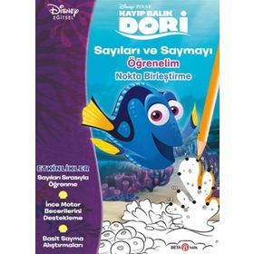 Beta Kids Disney Eğitsel Dori Sayıları ve Saymayı Öğrenelim Kitabı