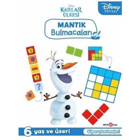 Beta Kids Disney Eğitsel Karlar Ülkesi Çıkartmalı Mantık Bulmacaları