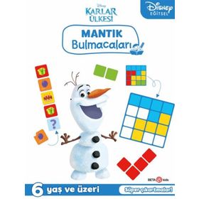 Beta Kids Disney Eğitsel Karlar Ülkesi Çıkartmalı Mantık Bulmacaları