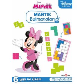 Beta Kids Disney Eğitsel Minnie Çıkartmalı Mantık Bulmacaları